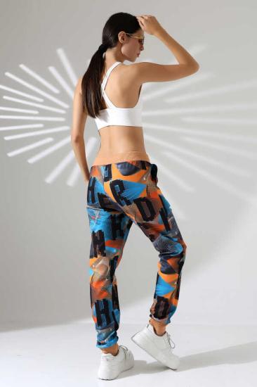 Unisex Karışık Desen Jogger Lastik Paça Sokak Stili Slim Eşofman Altı | CK 206